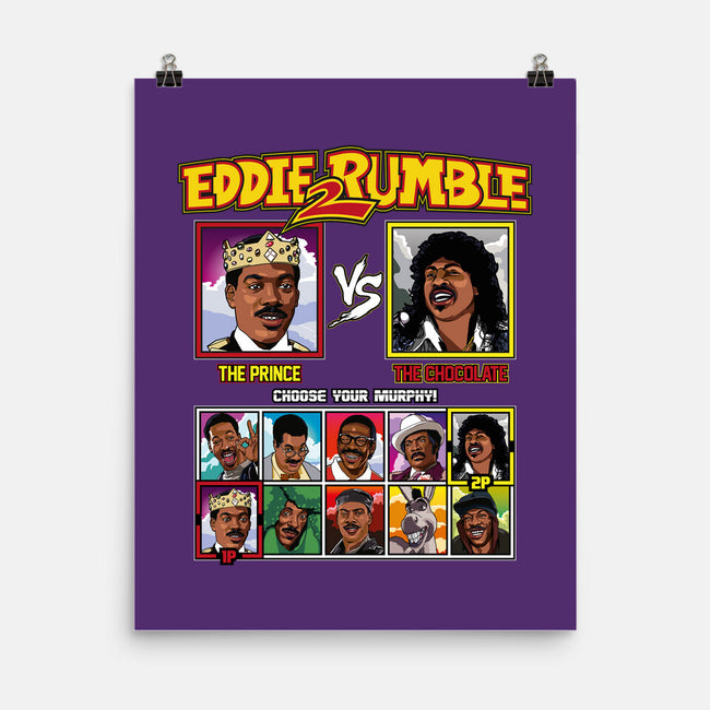 Eddie 2 Rumble-none matte poster-Retro Review