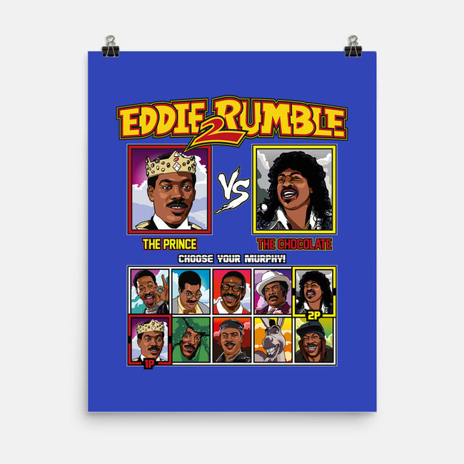 Eddie 2 Rumble-none matte poster-Retro Review