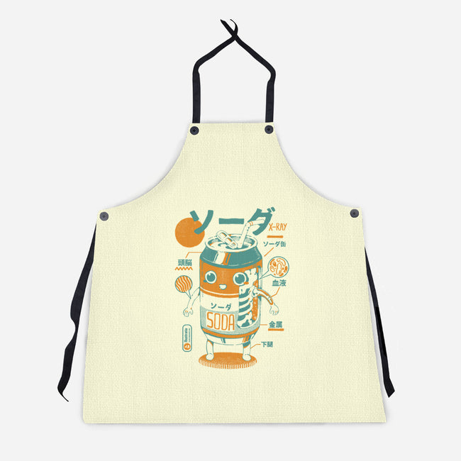 Soda Can X-Ray-unisex kitchen apron-ilustrata