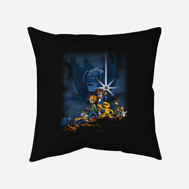 Digi Wars-none removable cover w insert throw pillow-jasesa