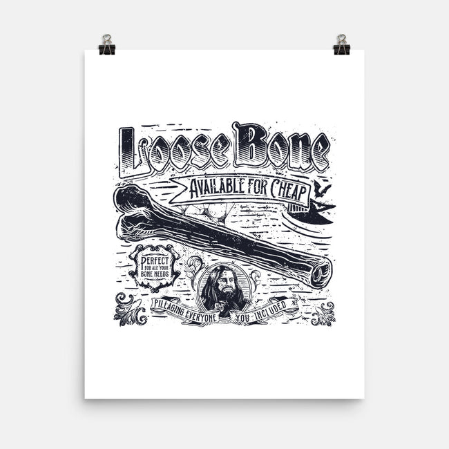Loose Bone-none matte poster-teesgeex