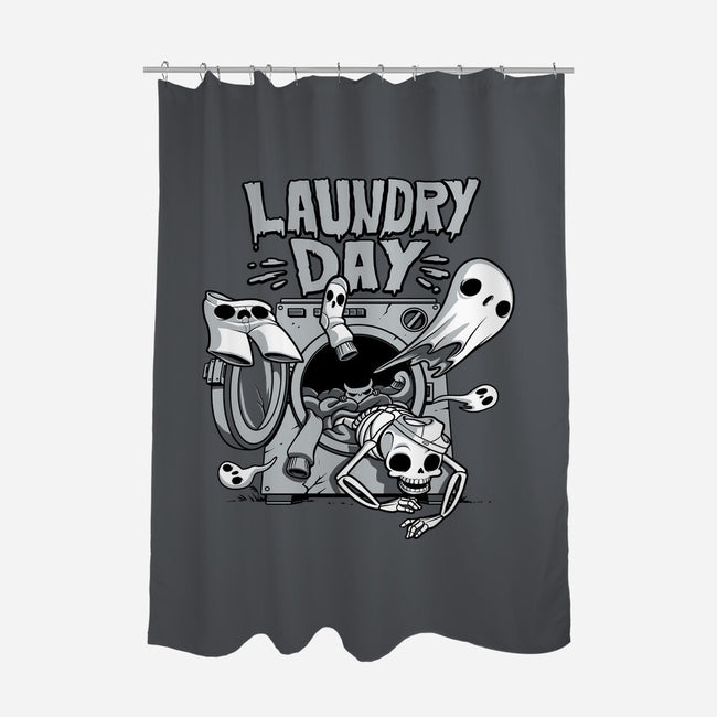 Laundry Day-none polyester shower curtain-tobefonseca