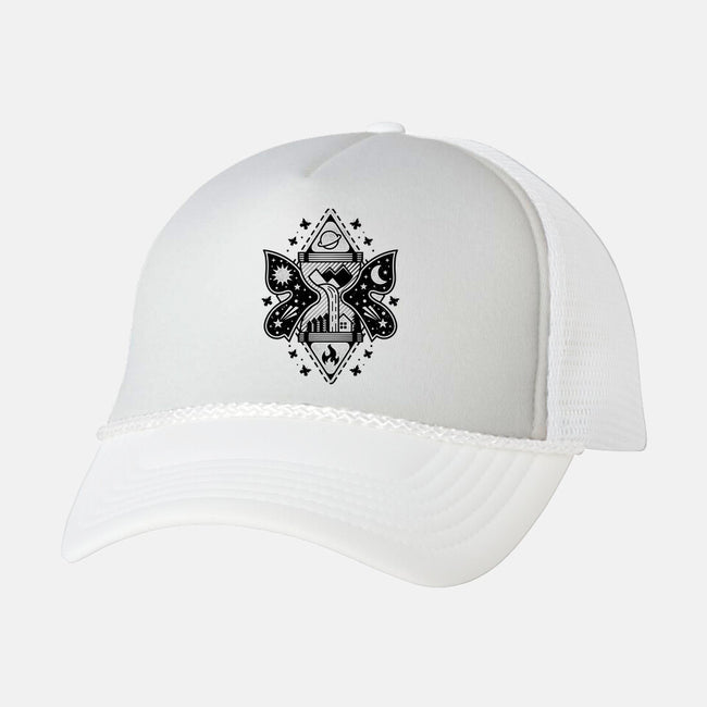Fantasy Hourglass-unisex trucker hat-Logozaste