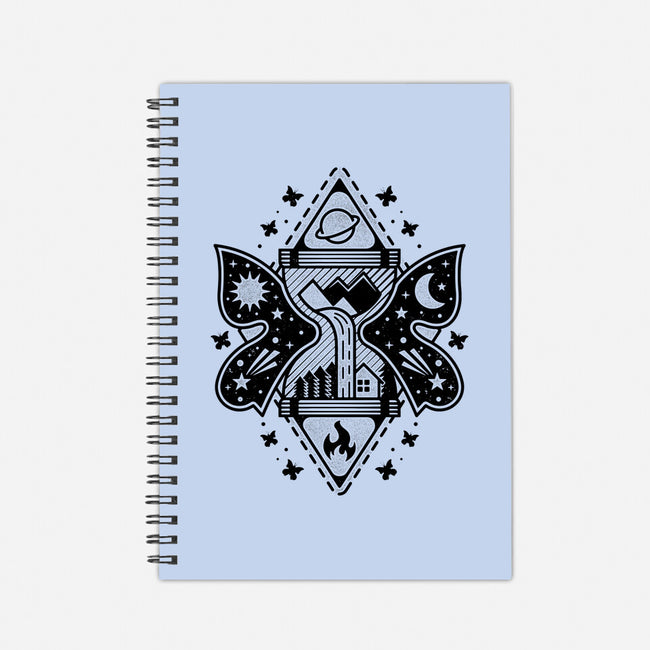 Fantasy Hourglass-none dot grid notebook-Logozaste