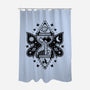 Fantasy Hourglass-none polyester shower curtain-Logozaste