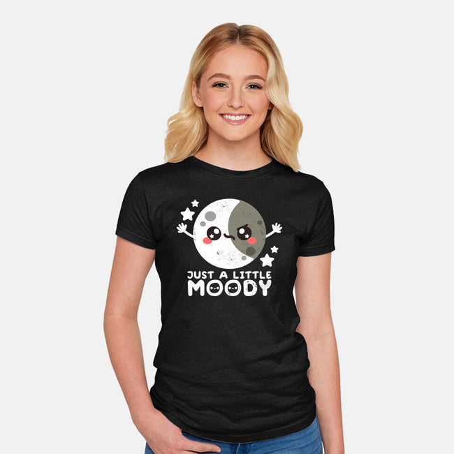 Just Moody-womens fitted tee-NemiMakeit