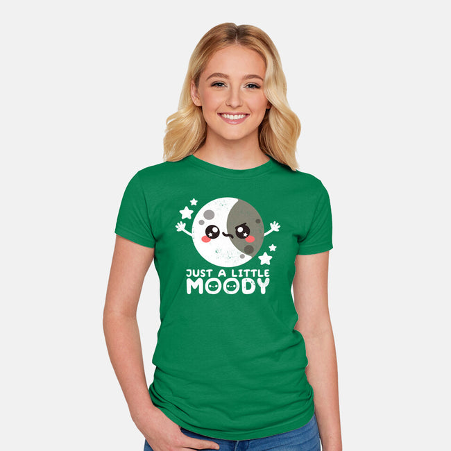 Just Moody-womens fitted tee-NemiMakeit