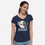 Just Moody-womens v-neck tee-NemiMakeit