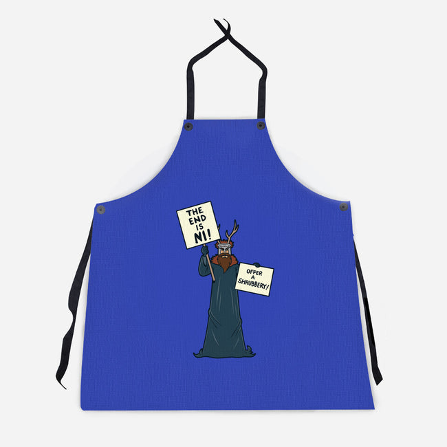 The End Is Ni!-unisex kitchen apron-Boggs Nicolas