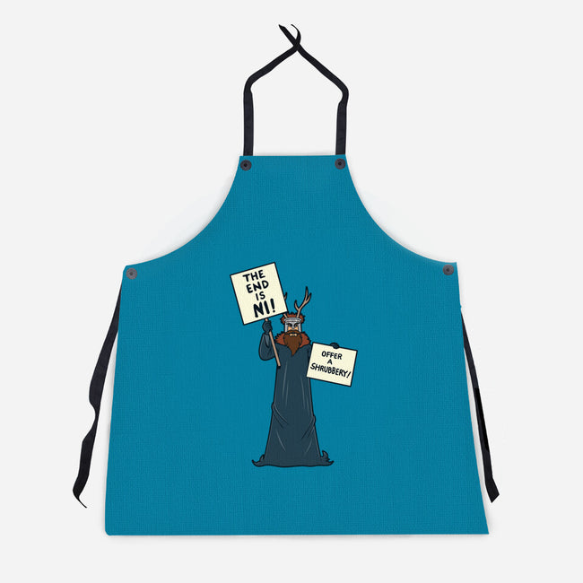 The End Is Ni!-unisex kitchen apron-Boggs Nicolas