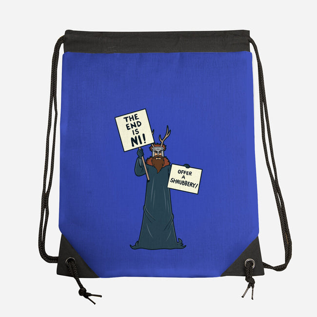 The End Is Ni!-none drawstring bag-Boggs Nicolas
