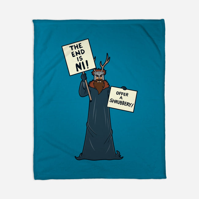 The End Is Ni!-none fleece blanket-Boggs Nicolas