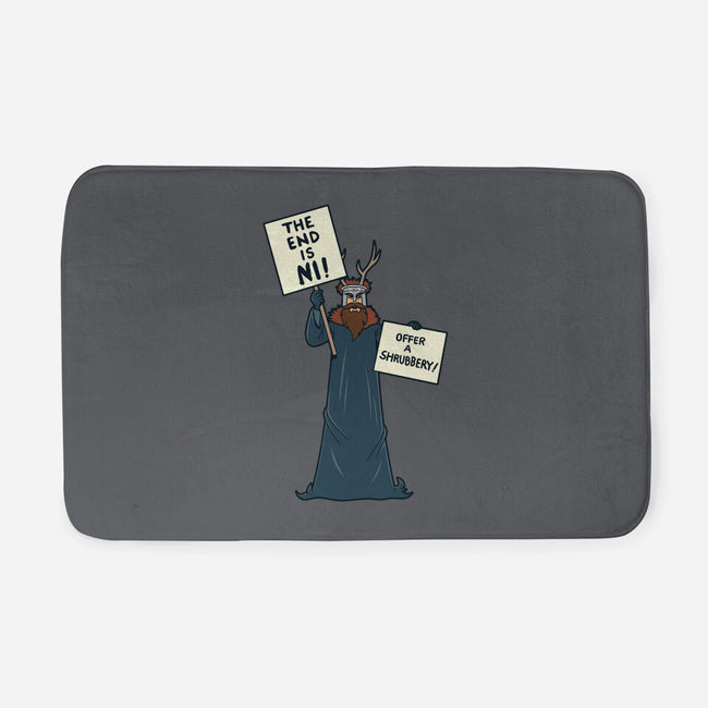 The End Is Ni!-none memory foam bath mat-Boggs Nicolas