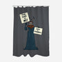 The End Is Ni!-none polyester shower curtain-Boggs Nicolas