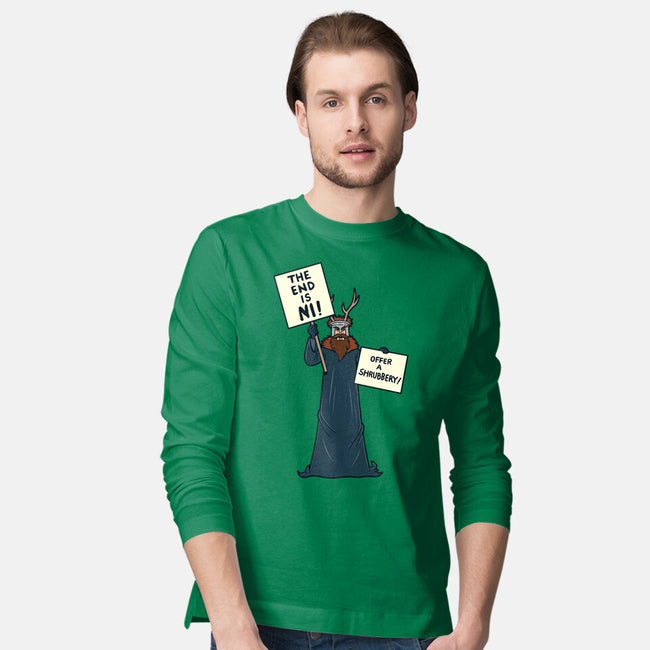 The End Is Ni!-mens long sleeved tee-Boggs Nicolas