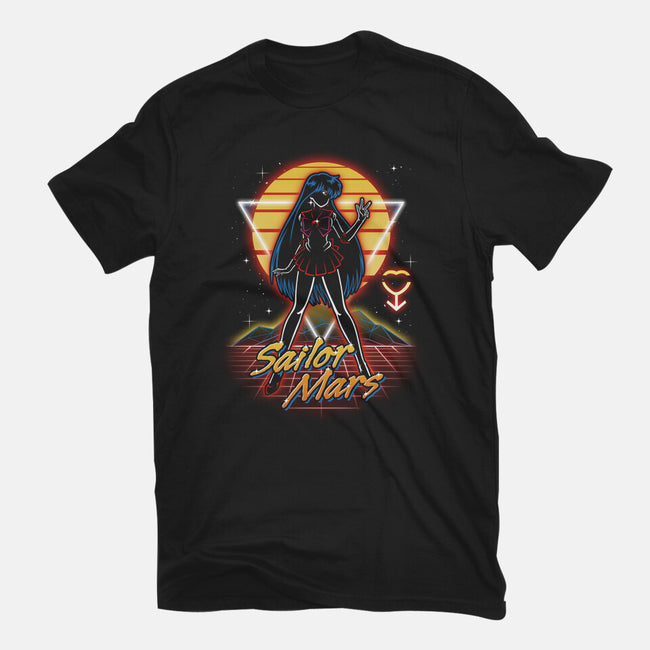 Retro Mars Guardian-womens basic tee-Olipop