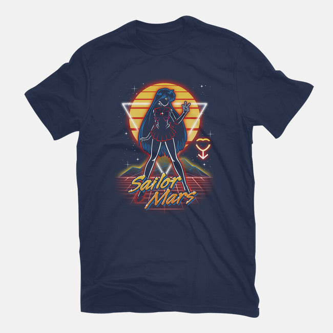 Retro Mars Guardian-womens basic tee-Olipop