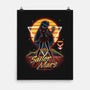 Retro Mars Guardian-none matte poster-Olipop