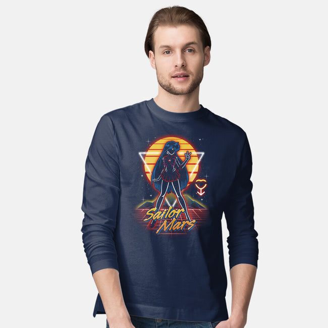Retro Mars Guardian-mens long sleeved tee-Olipop