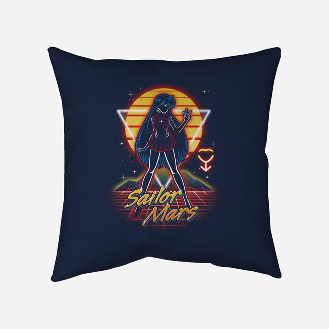 Retro Mars Guardian-none removable cover w insert throw pillow-Olipop