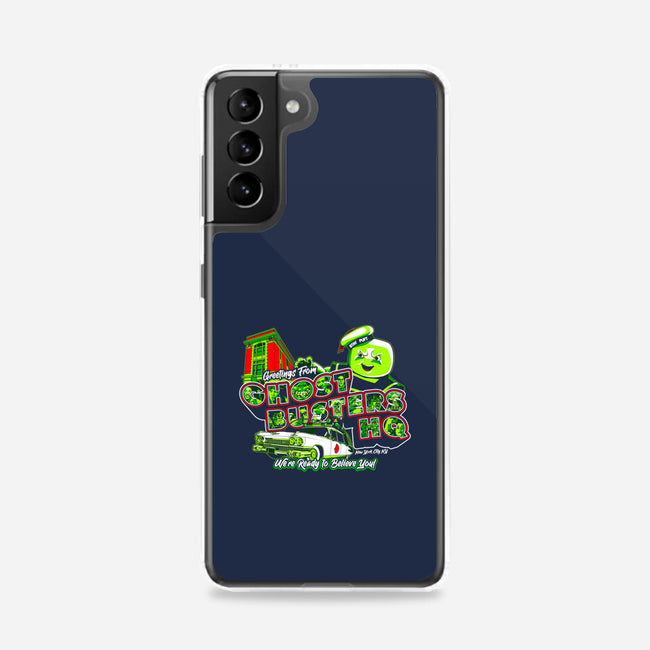 Greetings From Ghost HQ-samsung snap phone case-goodidearyan