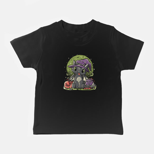 Fury Halloween-baby basic tee-eduely