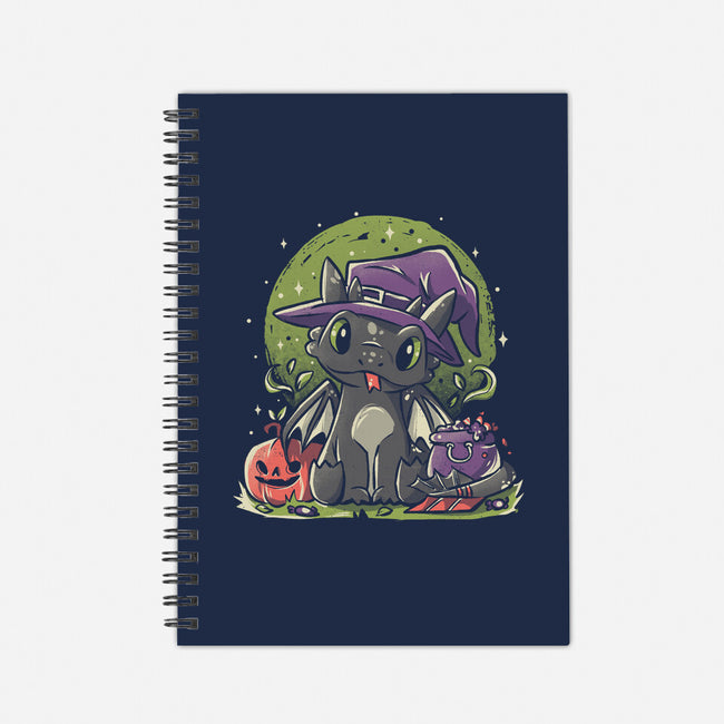Fury Halloween-none dot grid notebook-eduely