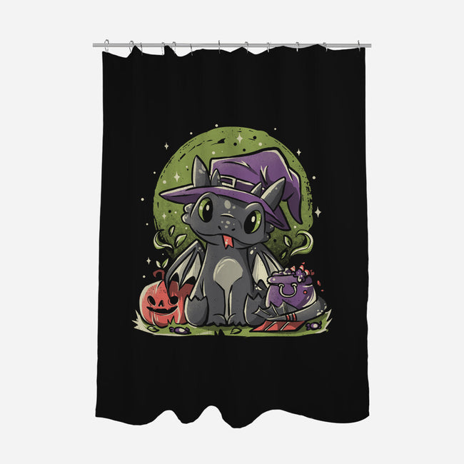 Fury Halloween-none polyester shower curtain-eduely