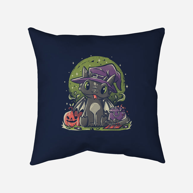 Fury Halloween-none removable cover w insert throw pillow-eduely