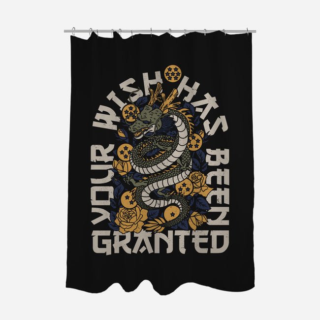 Wish Granted-none polyester shower curtain-CoD Designs