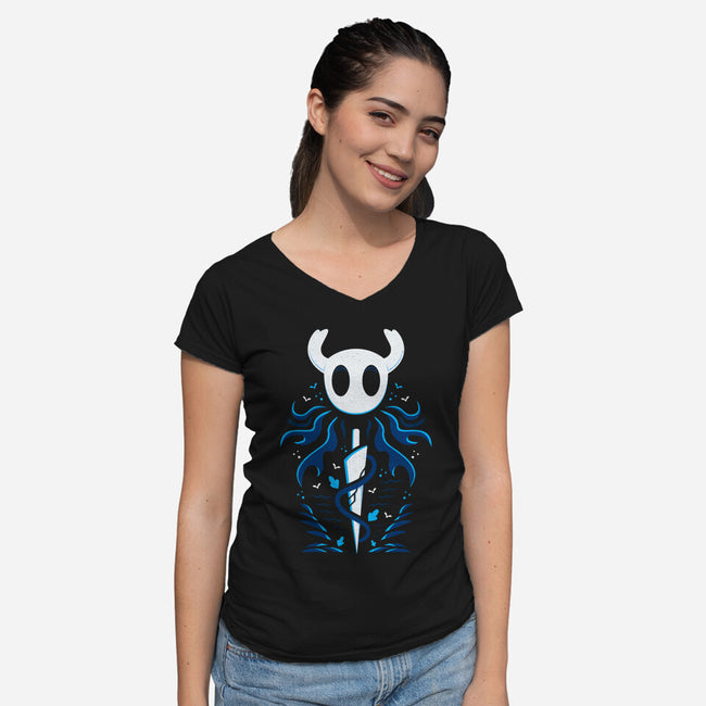 The Hollow Knight-womens v-neck tee-Logozaste