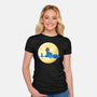 Star Delivery-womens fitted tee-kosmicsatellite