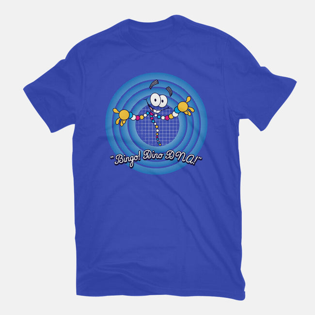 Dinosaur DNA-womens fitted tee-dalethesk8er