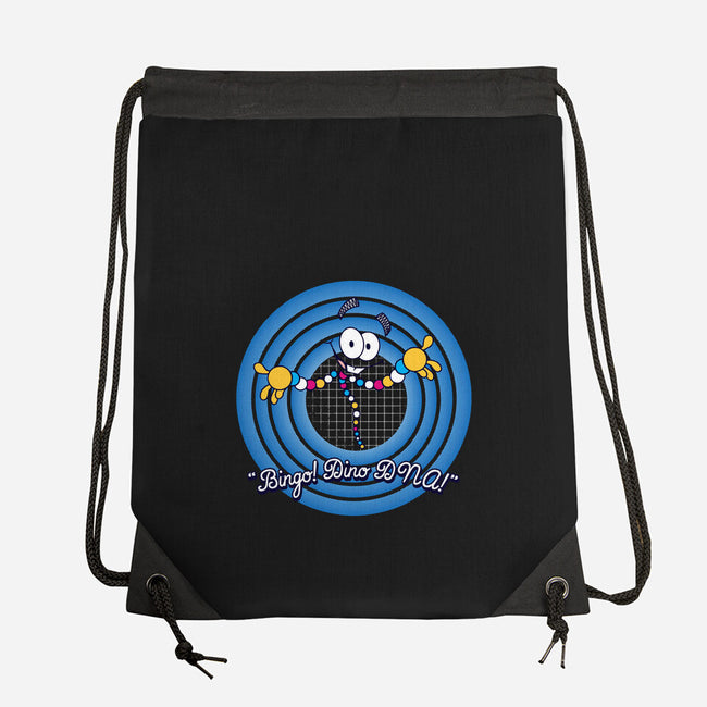Dinosaur DNA-none drawstring bag-dalethesk8er