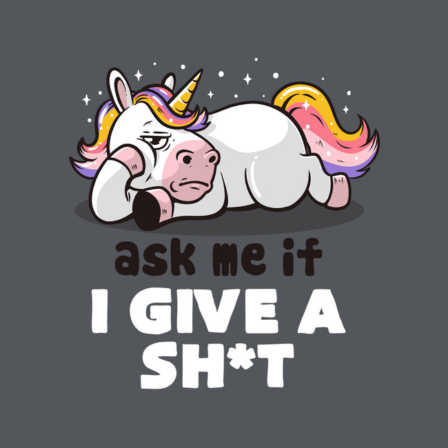 Ask Me If I Give A Shit-none removable cover w insert throw pillow-eduely