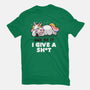 Ask Me If I Give A Shit-womens basic tee-eduely