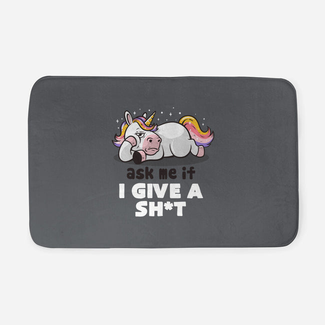 Ask Me If I Give A Shit-none memory foam bath mat-eduely