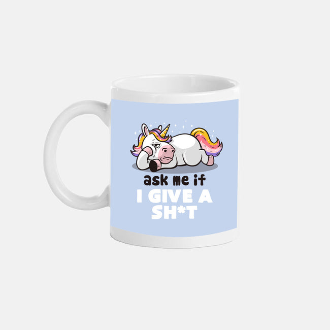 Ask Me If I Give A Shit-none glossy mug-eduely