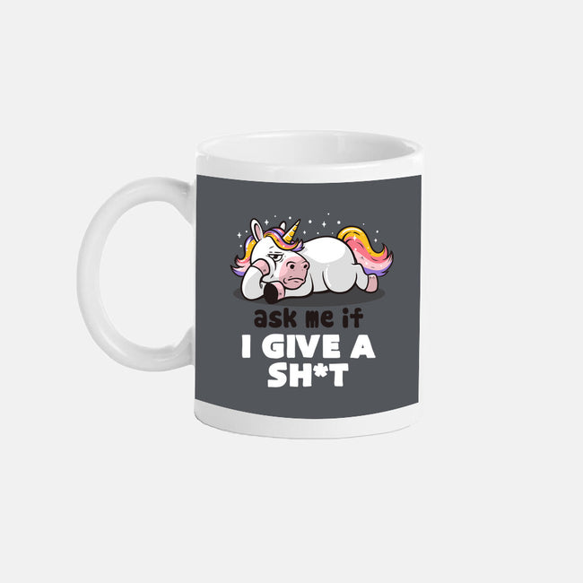 Ask Me If I Give A Shit-none glossy mug-eduely