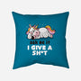 Ask Me If I Give A Shit-none removable cover w insert throw pillow-eduely