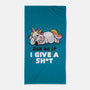 Ask Me If I Give A Shit-none beach towel-eduely