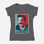 The Believer-womens v-neck tee-Adams Pinto