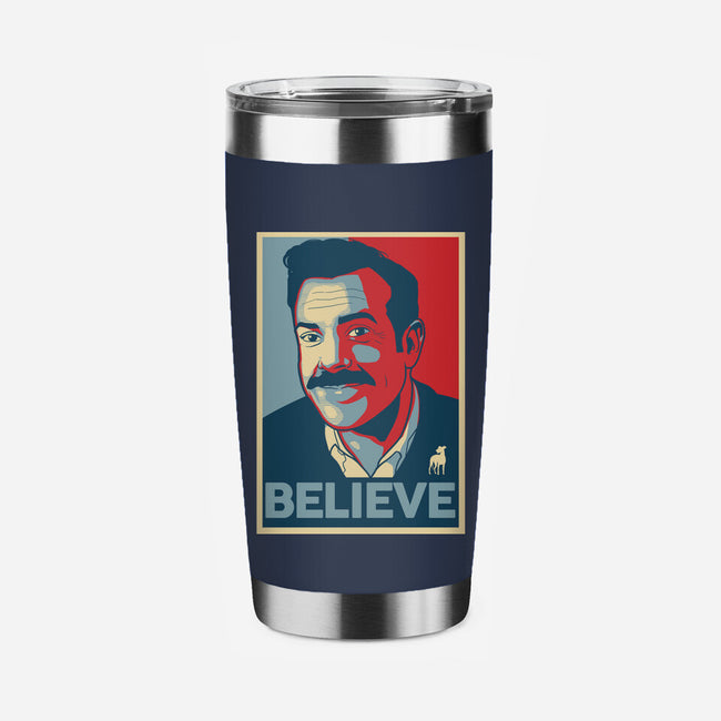 The Believer-none stainless steel tumbler drinkware-Adams Pinto