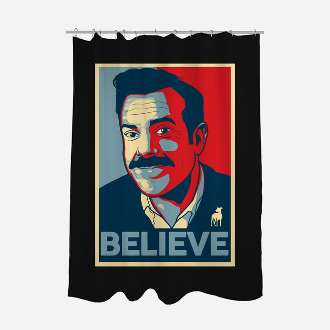 The Believer-none polyester shower curtain-Adams Pinto