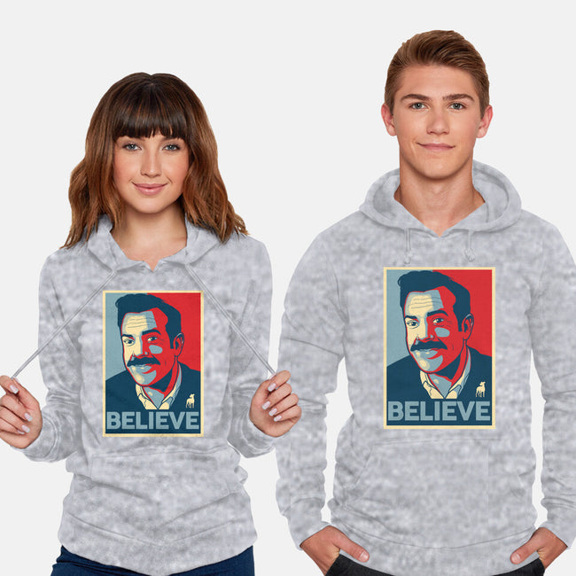 The Believer-unisex pullover sweatshirt-Adams Pinto