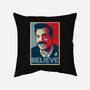 The Believer-none removable cover throw pillow-Adams Pinto