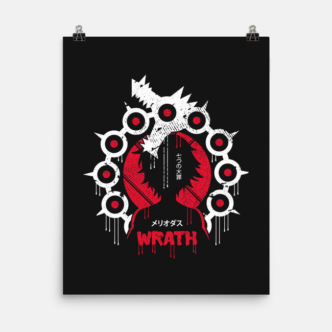 Sin Of Wrath Dragon-none matte poster-Logozaste