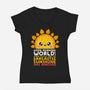 Sarcastic Sunshine-womens v-neck tee-NemiMakeit