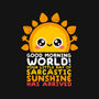 Sarcastic Sunshine-womens fitted tee-NemiMakeit