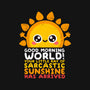Sarcastic Sunshine-none basic tote-NemiMakeit
